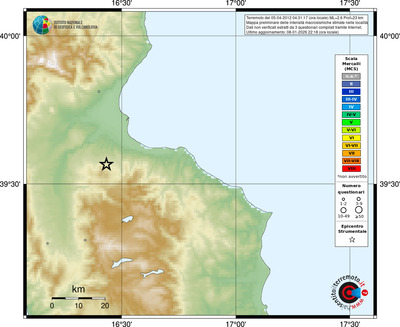 Mappa MCS - località