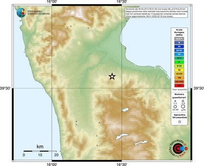 Mappa EMS - località