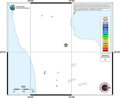 Mappa MCS - territori località