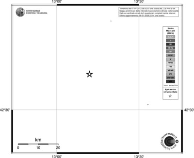 Mappa MCS - territori località