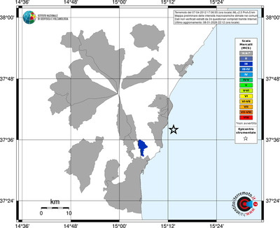 Mappa MCS - territori comuni