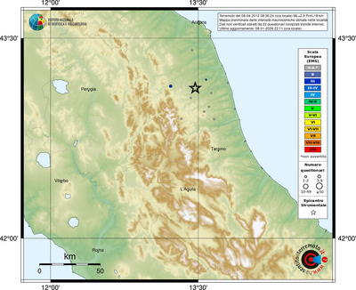Mappa EMS - località