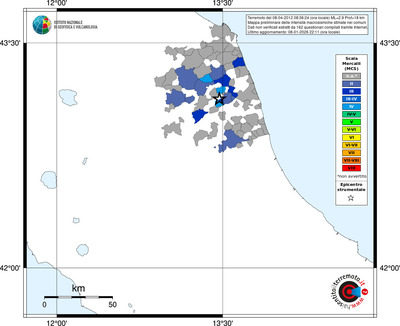 Mappa MCS - territori comuni