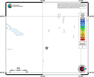 Mappa EMS - territori località