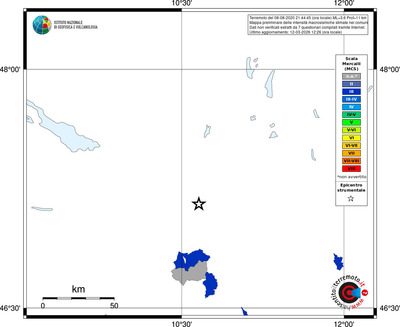 Mappa MCS - territori comuni