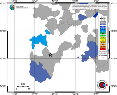 Mappa MCS - territori comuni
