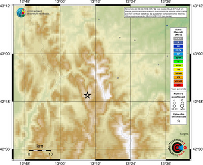 Mappa MCS - località