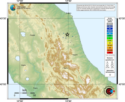 Mappa EMS - località
