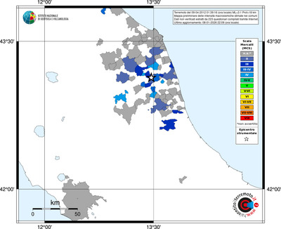 Mappa MCS - territori comuni