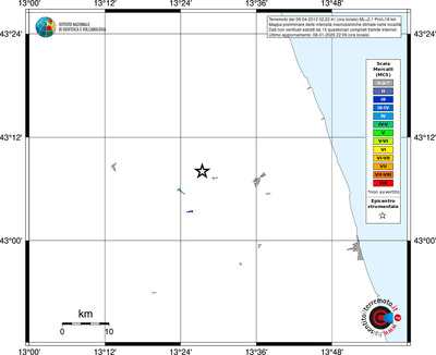 Mappa MCS - territori località