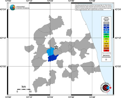 Mappa MCS - territori comuni