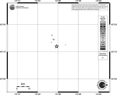 Mappa MCS - territori località