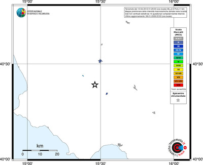 Mappa MCS - territori località