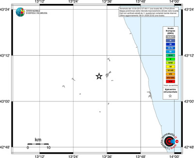Mappa EMS - territori località