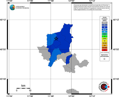 Mappa EMS - territori comuni