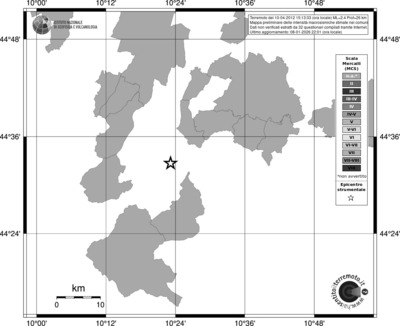 Mappa MCS - territori comuni