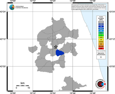 Mappa EMS - territori comuni