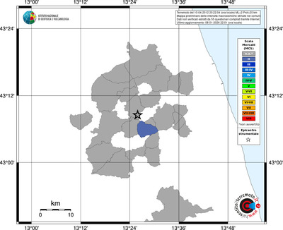 Mappa MCS - territori comuni