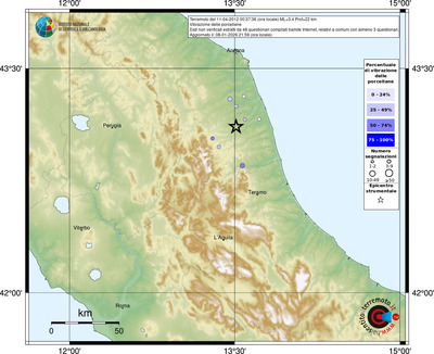 Mappa comuni con almeno 3 questionari