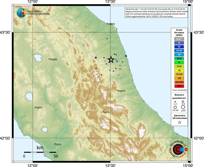 Mappa EMS - località