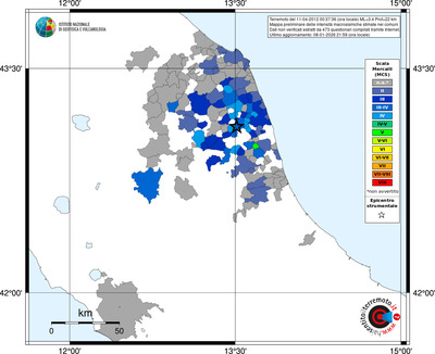 Mappa MCS - territori comuni