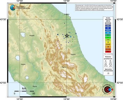 Mappa MCS - località