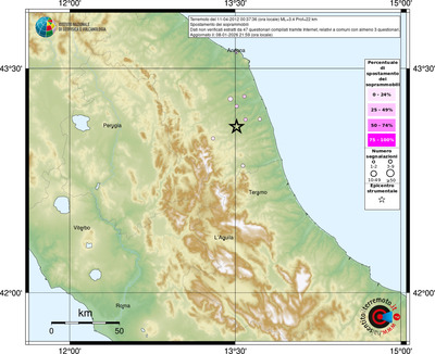 Mappa comuni con almeno 3 questionari