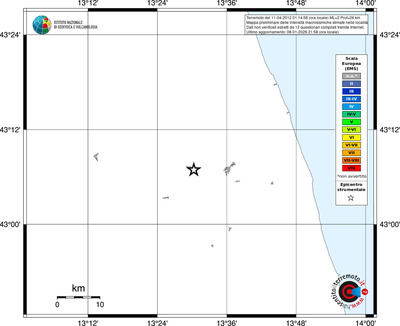 Mappa EMS - territori località