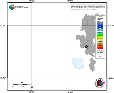 Mappa MCS - territori comuni