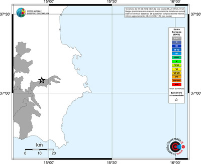 Mappa EMS - territori comuni