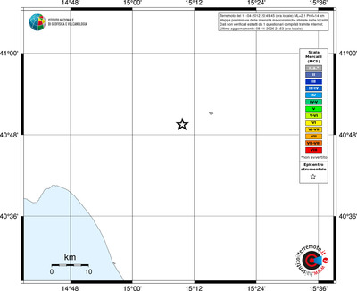 Mappa MCS - territori località
