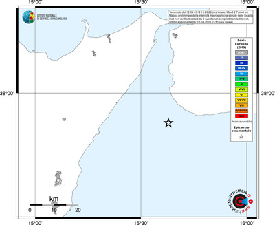 Mappa EMS - territori località