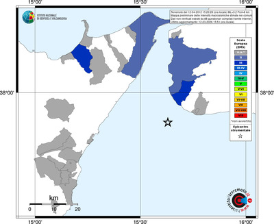 Mappa EMS - territori comuni
