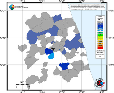 Mappa MCS - territori comuni