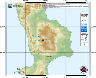 Mappa comuni con almeno 3 questionari