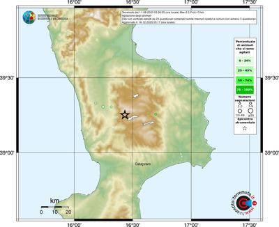 Mappa comuni con almeno 3 questionari