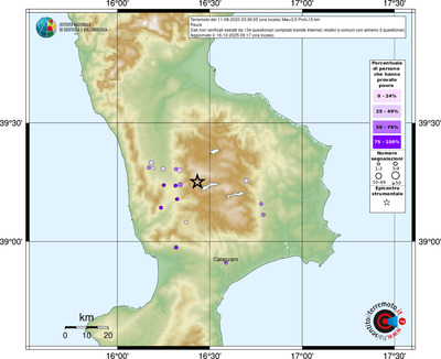 Mappa comuni con almeno 3 questionari