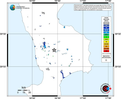 Mappa MCS - territori località