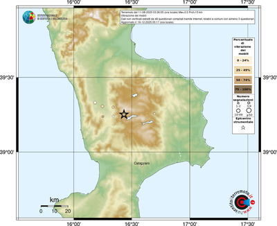 Mappa comuni con almeno 3 questionari