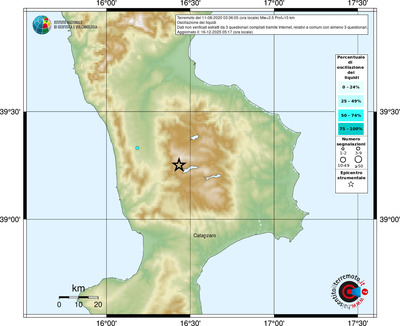 Mappa comuni con almeno 3 questionari