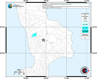 Mappa territorio comunale con almeno 3 questionari