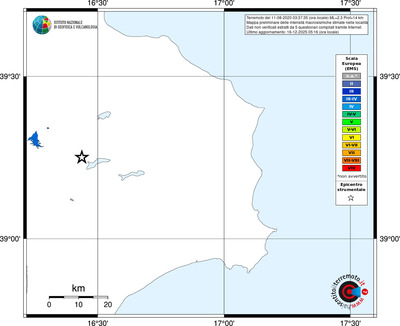 Mappa EMS - territori località