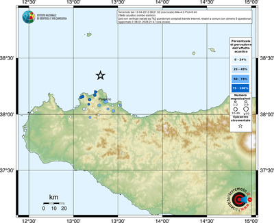 Mappa comuni con almeno 3 questionari