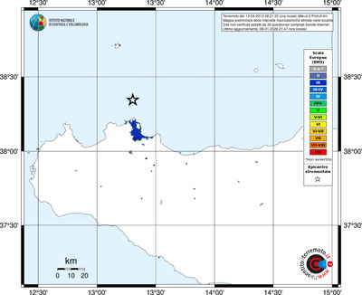 Mappa EMS - territori località