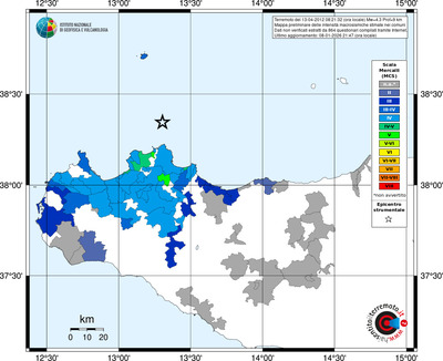Mappa MCS - territori comuni