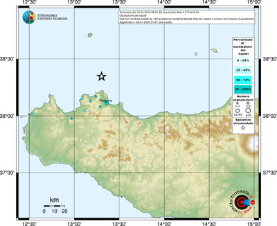 Mappa comuni con almeno 3 questionari
