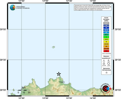 Mappa EMS - località