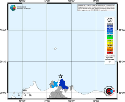 Mappa EMS - territori comuni
