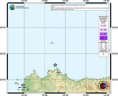Mappa comuni con almeno 3 questionari