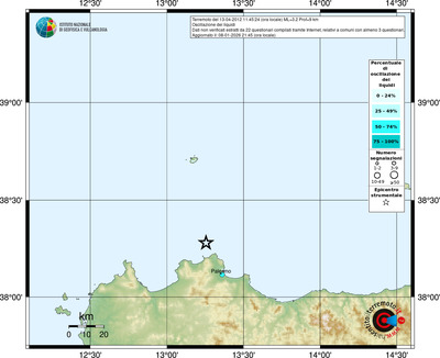 Mappa comuni con almeno 3 questionari